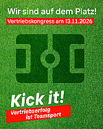 Wir sind auf dem Platz!