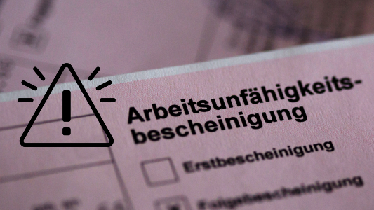 Arbeitsunfähigkeitsbescheinigung