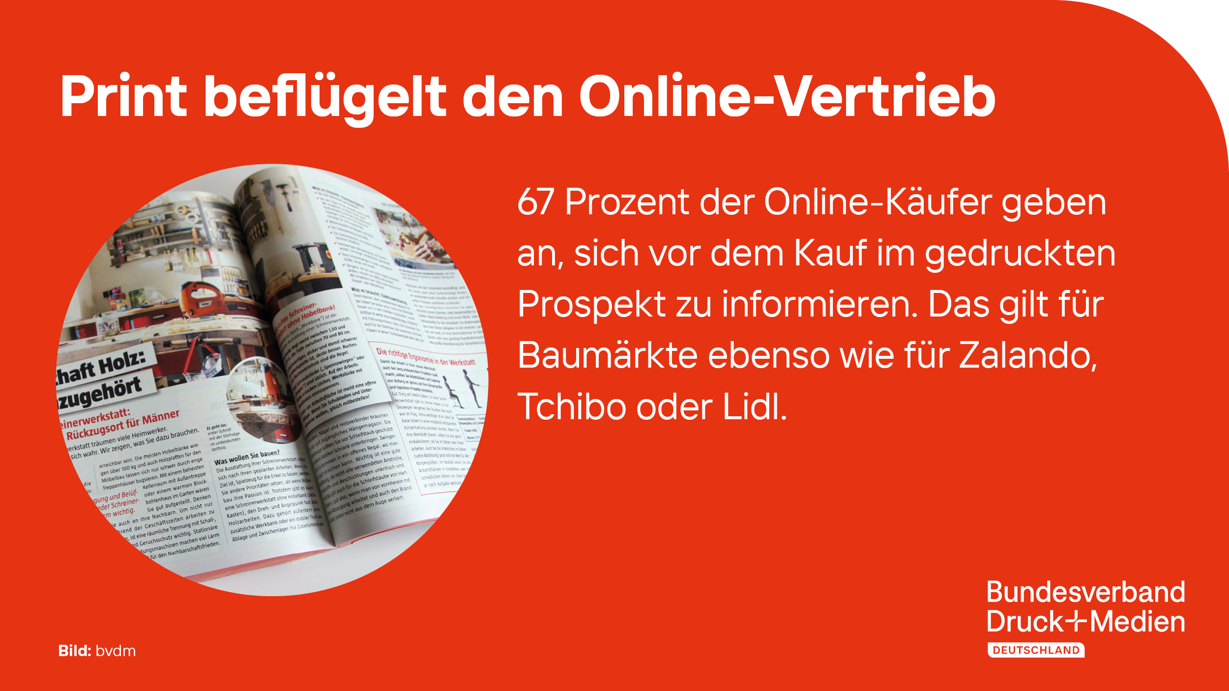 Print beflügelt den Online-Vertrieb Prospekt für Online-Vertrieb